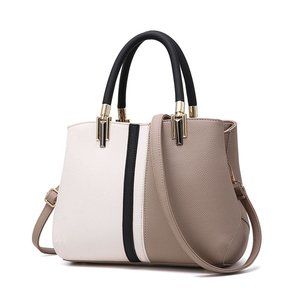 Elegant Purses For Pu Textured Handbags With Top Handle Satchel Totes Strap Sa